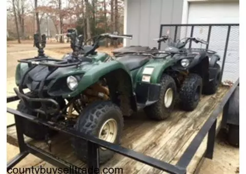 2009 YAMAHA GRIZZLY 125's