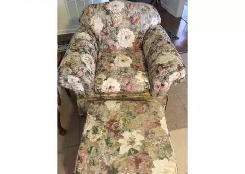 Sofa, Stuffed Chair, Ottoman