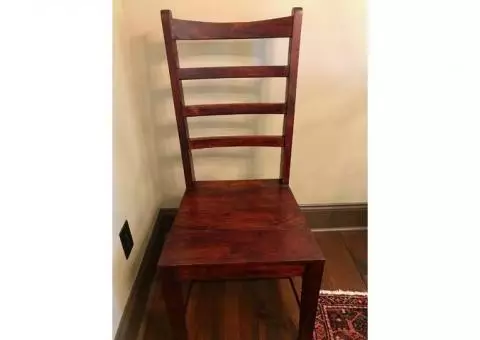 High Back Solid Wood dining chairs